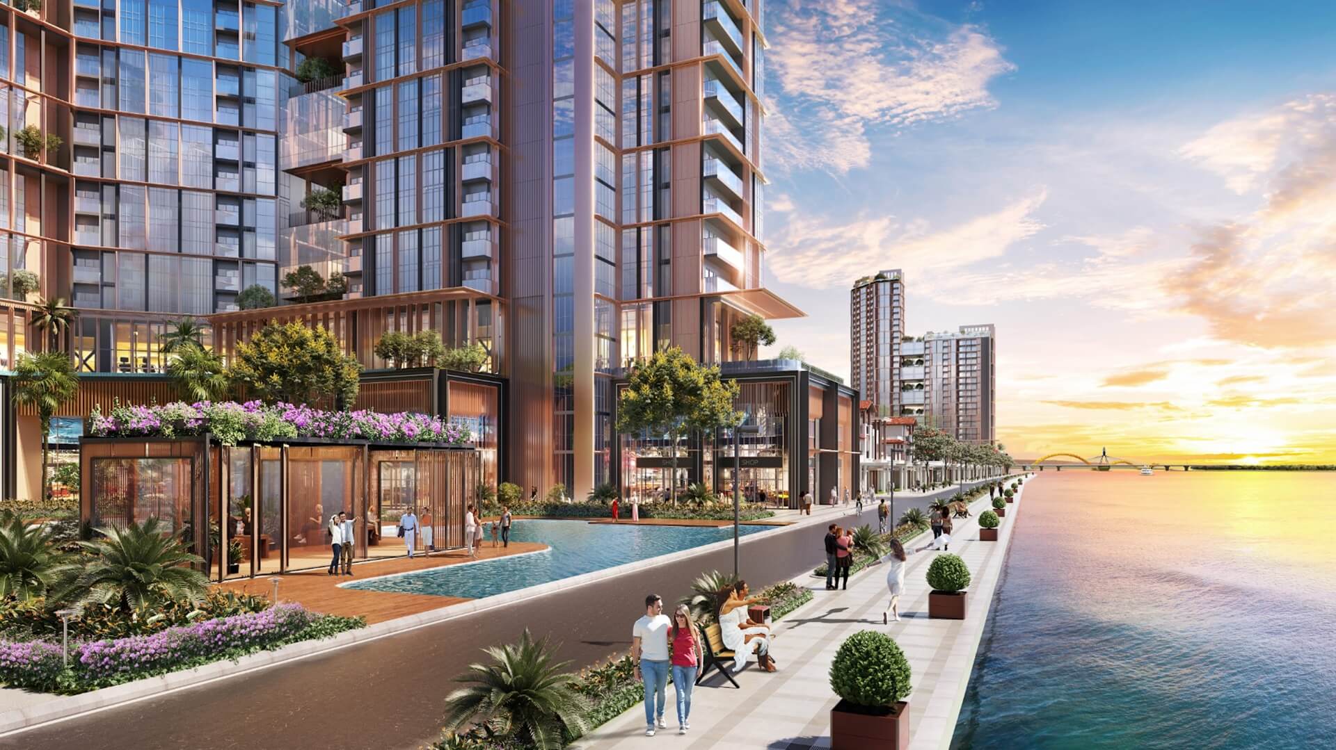 shophouse khối đế Taseco Land Trung Văn