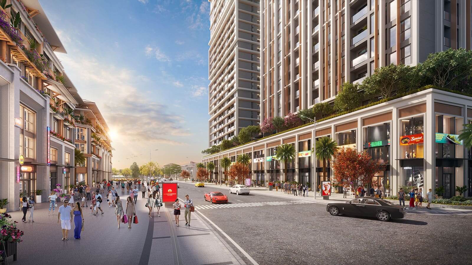 shophouse khối đế Taseco Land Trung Văn