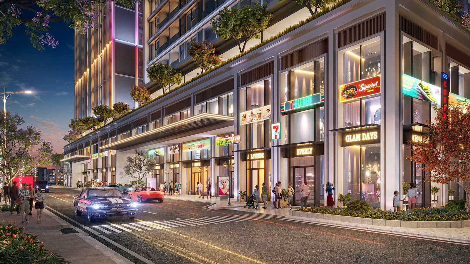 shophouse khối đế Taseco Land Trung Văn